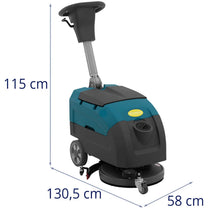 Vacuums – Cordless floor scrubber 35 cm 14'' 11.6 l - Carlat