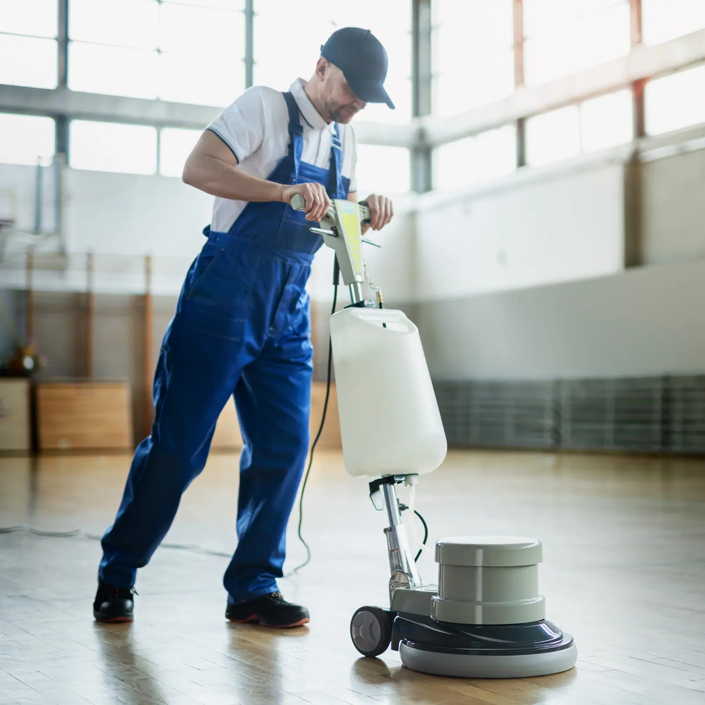 Vacuums – Electric scrubber floor cleaning machine 42 cm 12.4 - Carlat