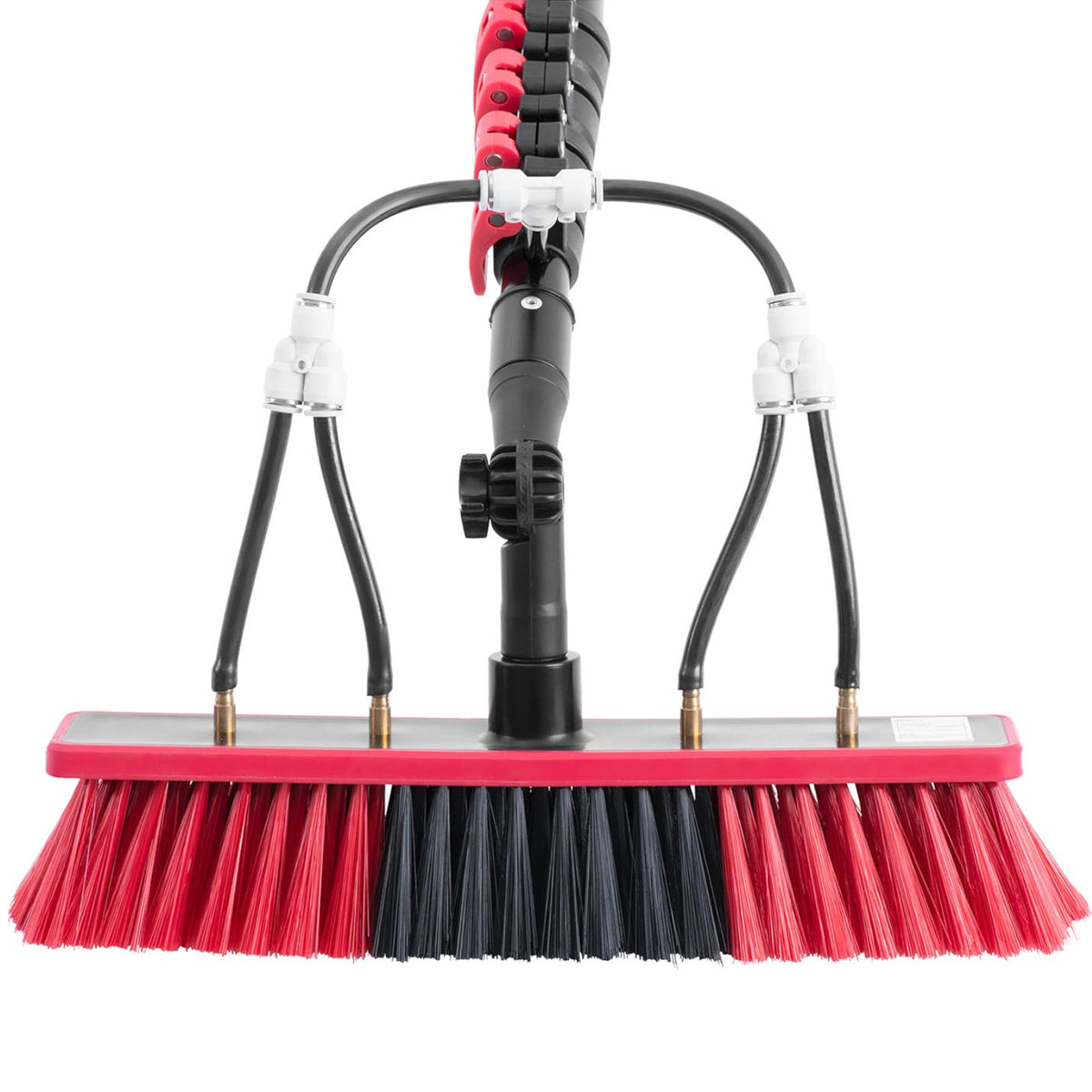 Vacuums – Telescopic water washer brush with a hose