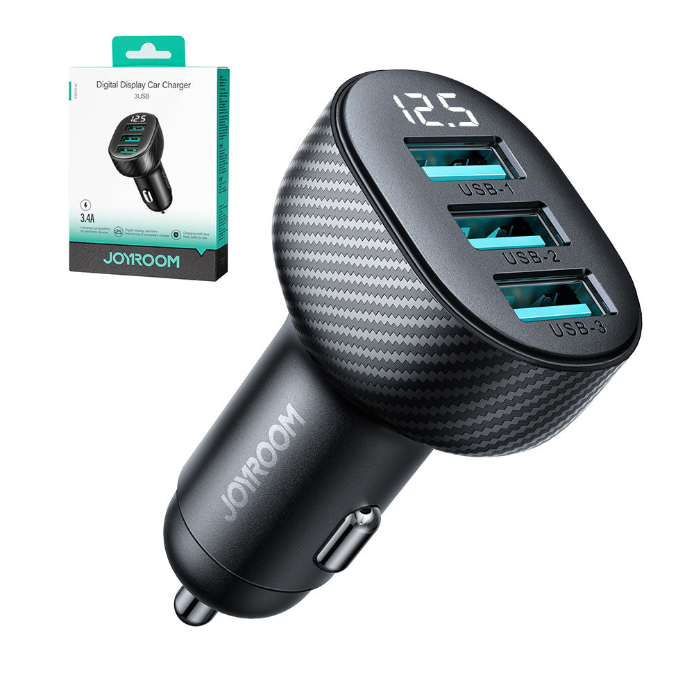 Vehicle Jump Starters – 3.4A car charger with 3x USB-A - Carlat