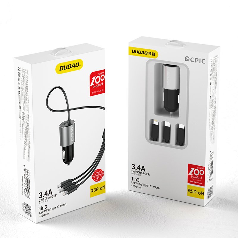 Vehicle Jump Starters – 3in1 USB car charger + built-in - Carlat