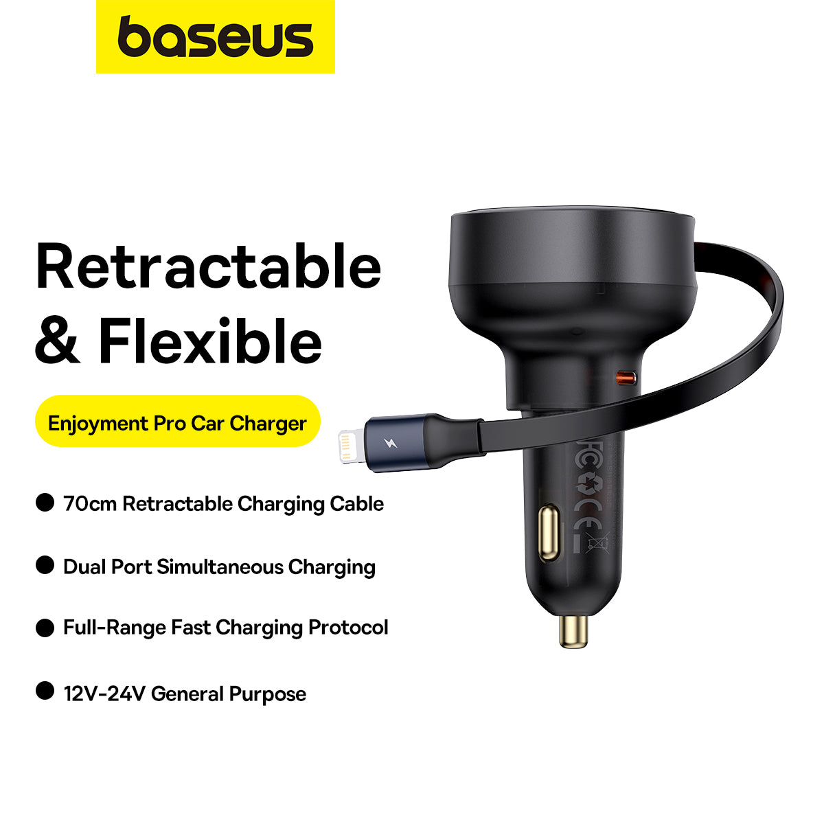 Vehicle Jump Starters – Car charger with retractable cable for - Carlat