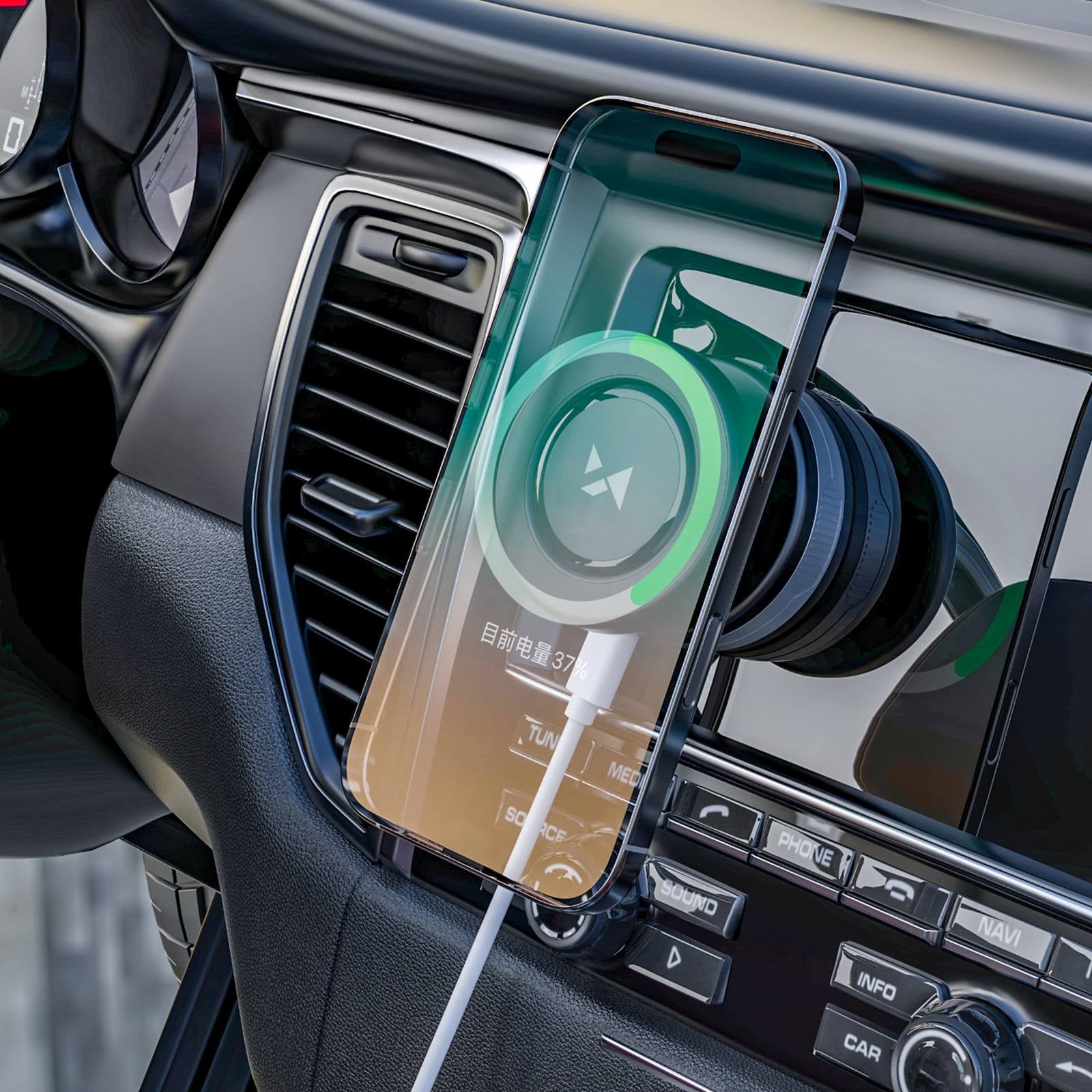 Vehicle Jump Starters – Car holder with Qi charger compatible - Carlat