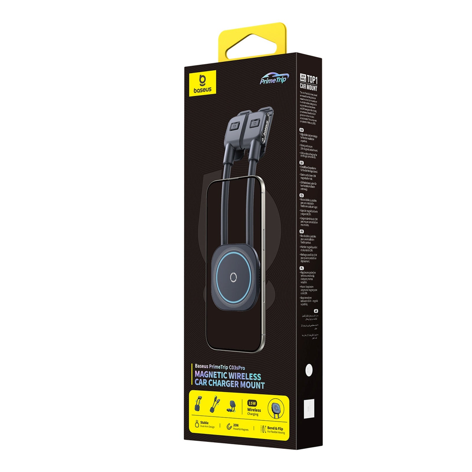 Vehicle Jump Starters – Car holder with inductive charger for - Carlat