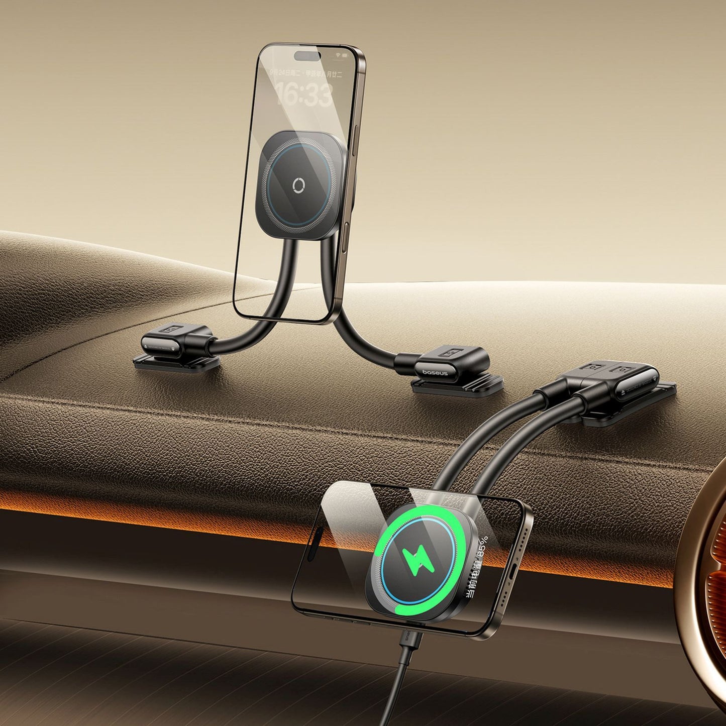 Vehicle Jump Starters – Car holder with inductive charger for - Carlat