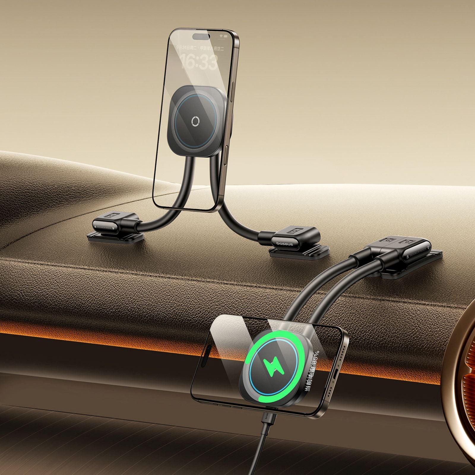 Vehicle Jump Starters – Car holder with inductive charger for - Carlat