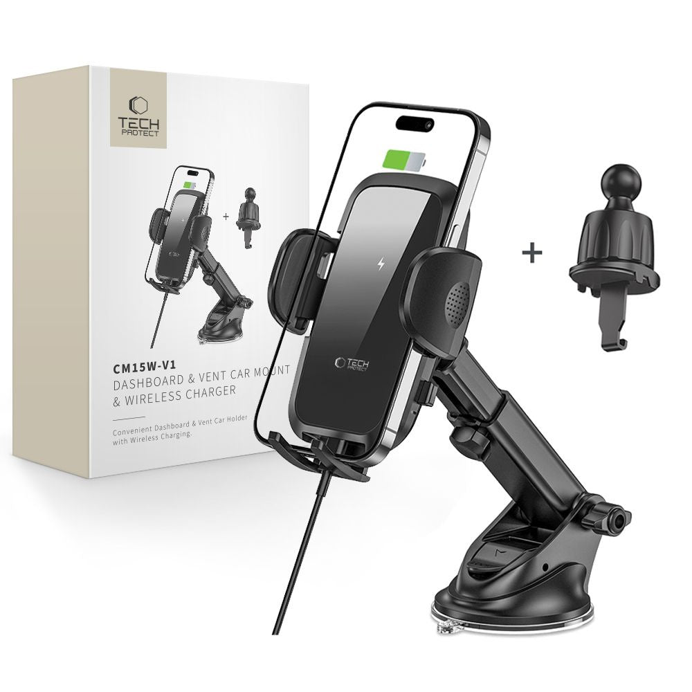 Vehicle Jump Starters – Car holder with inductive phone charger - Carlat