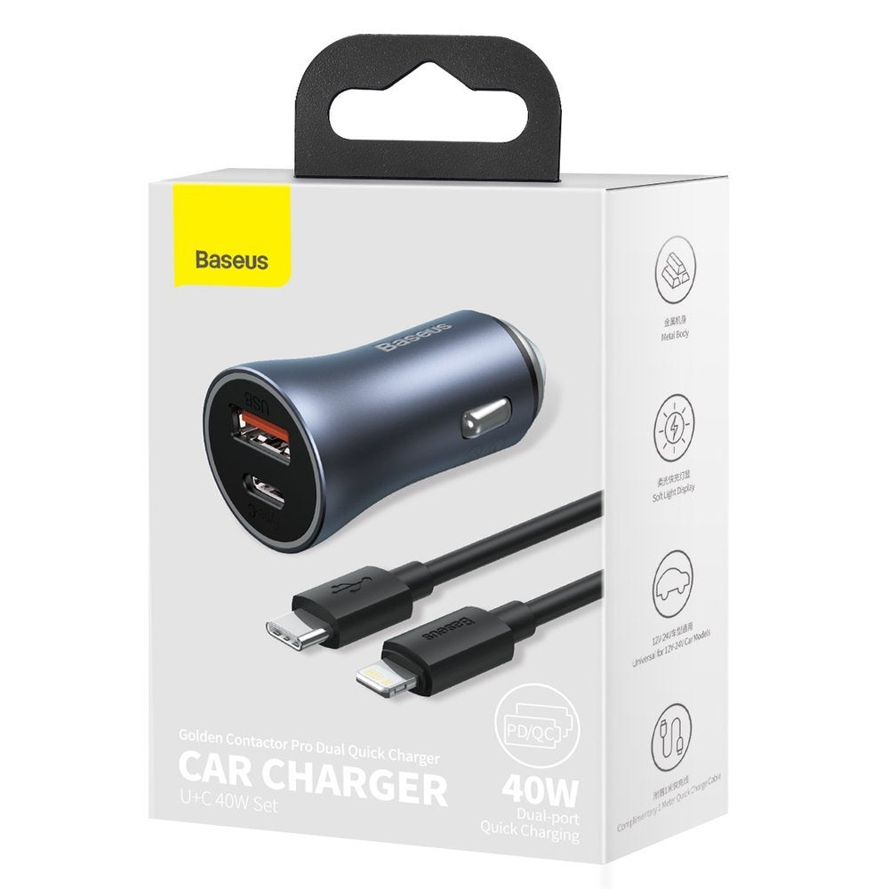 Vehicle Jump Starters – Fast USB-C car charger USB 40W - Carlat