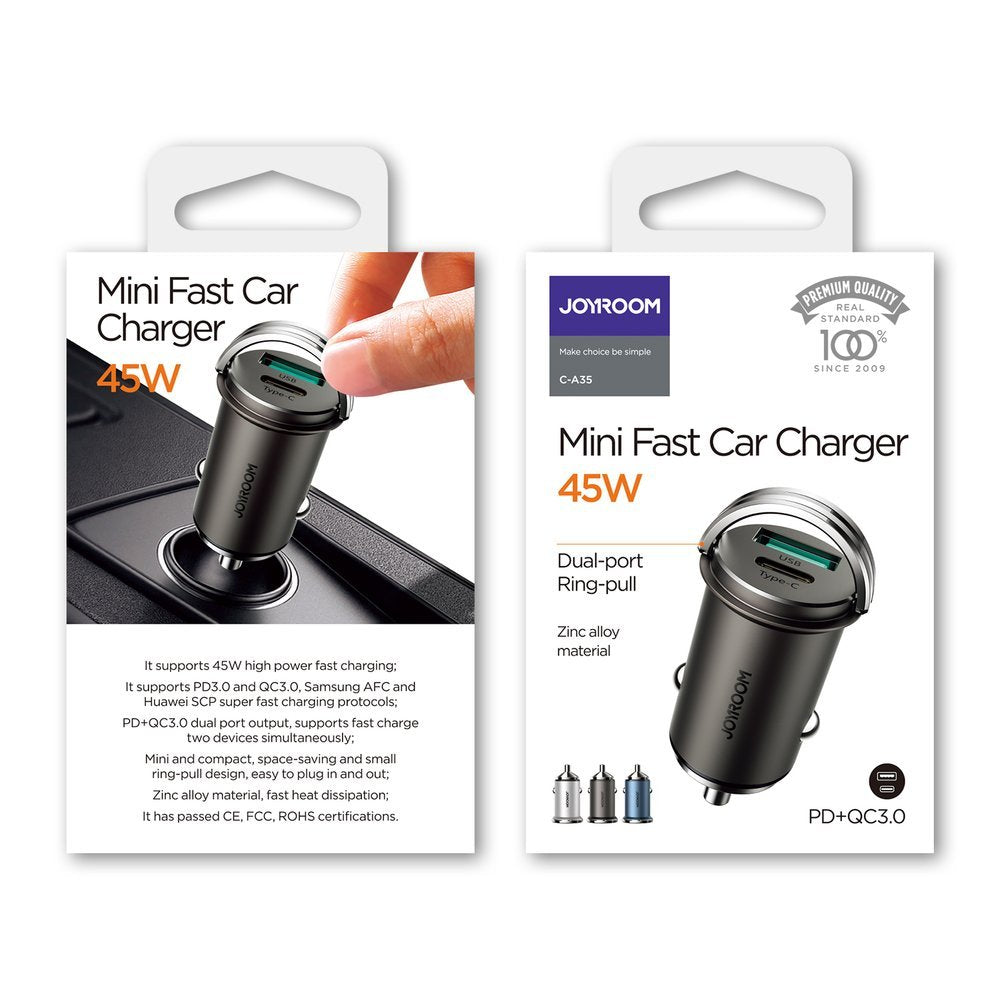 Vehicle Jump Starters – Fast USB-C car charger USB 45W - Carlat