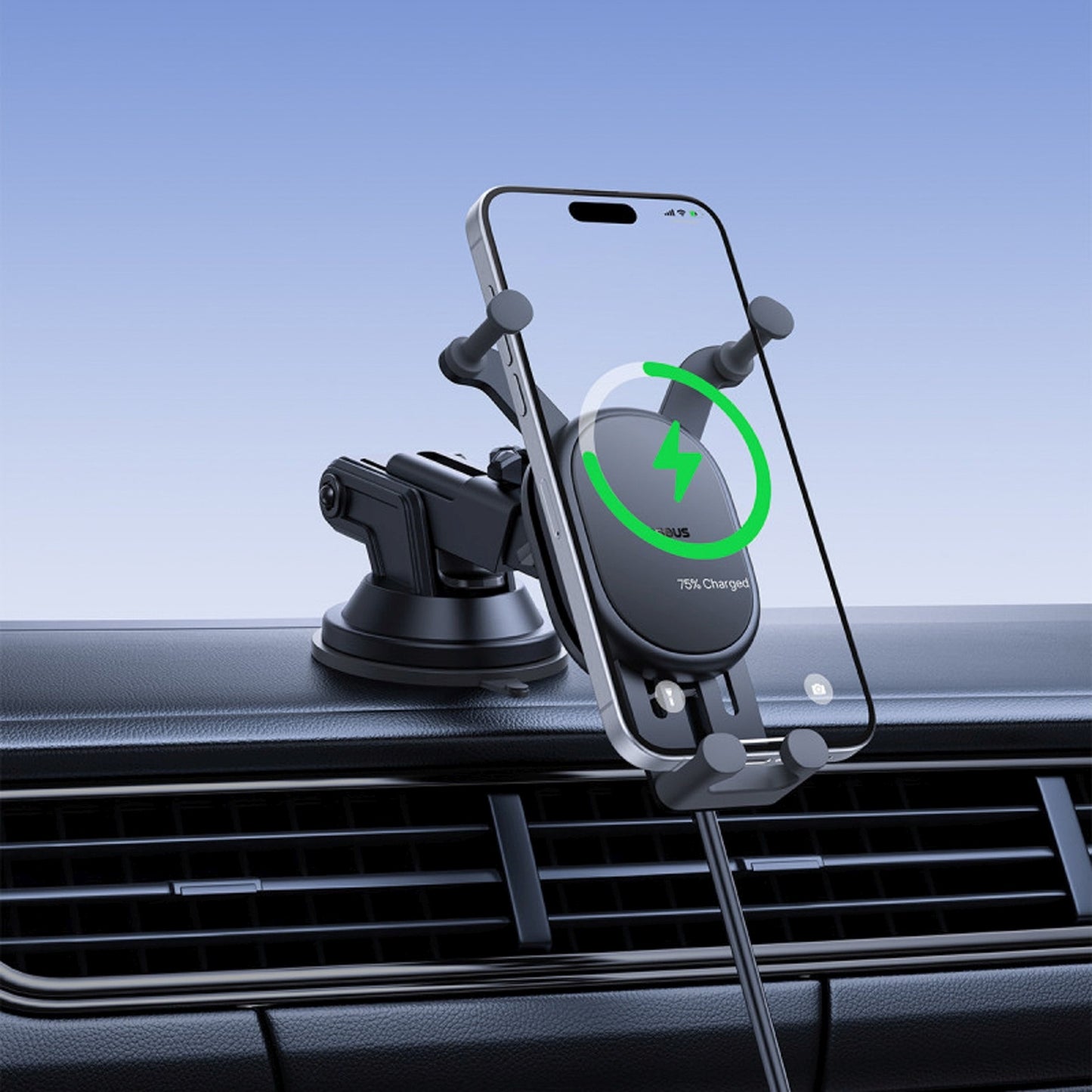 Vehicle Jump Starters – Gravity car holder with inductive charger - Carlat