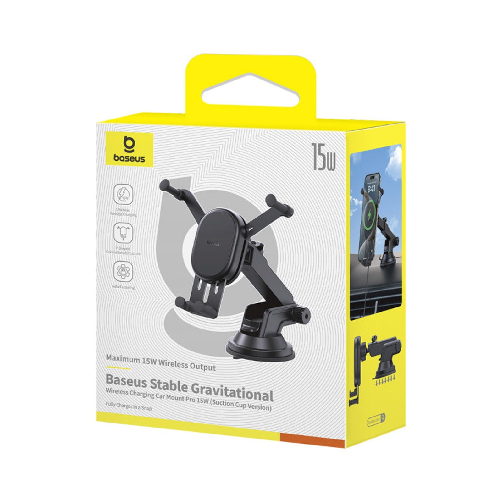 Vehicle Jump Starters – Gravity car holder with inductive charger - Carlat