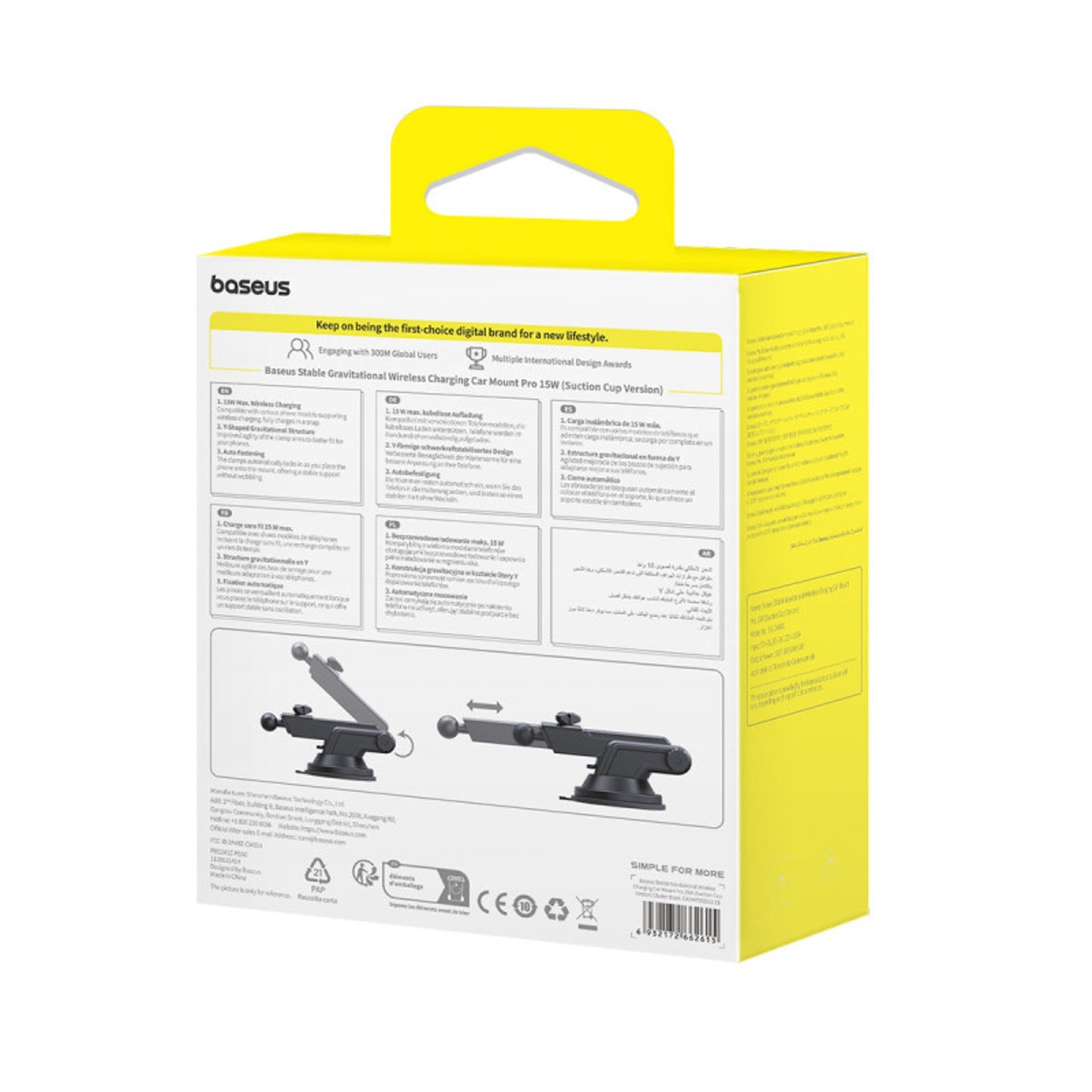 Vehicle Jump Starters – Gravity car holder with inductive charger - Carlat
