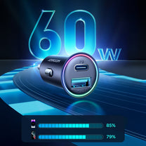Vehicle Jump Starters – Mini car charger 60W USB-A QC3.0 - Carlat