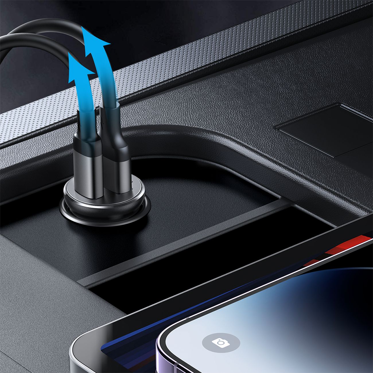 Vehicle Jump Starters – Mini car charger 60W USB-A QC3.0 - Carlat