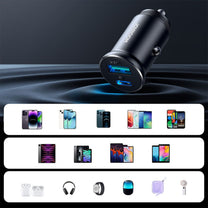 Vehicle Jump Starters – Mini car charger 60W USB-A QC3.0 - Carlat