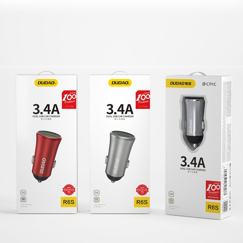 Vehicle Jump Starters – Smart car charger R6S 2x USB - Carlat