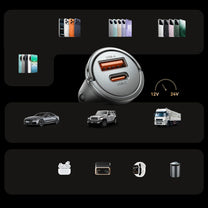 Vehicle Jump Starters – USB-A USB-C 45W car charger - Carlat