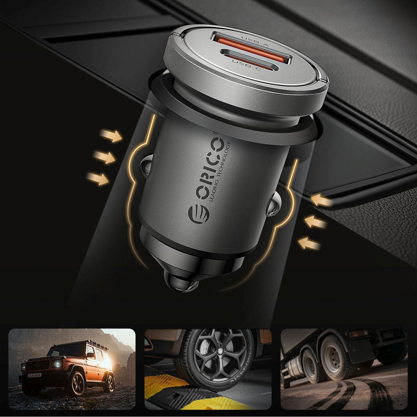 Vehicle Jump Starters – USB-A USB-C 45W car charger - Carlat