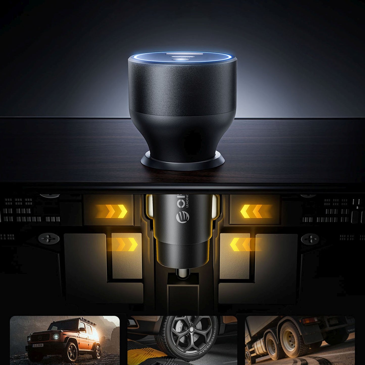 Vehicle Jump Starters – USB-A USB-C car charger with extension - Carlat