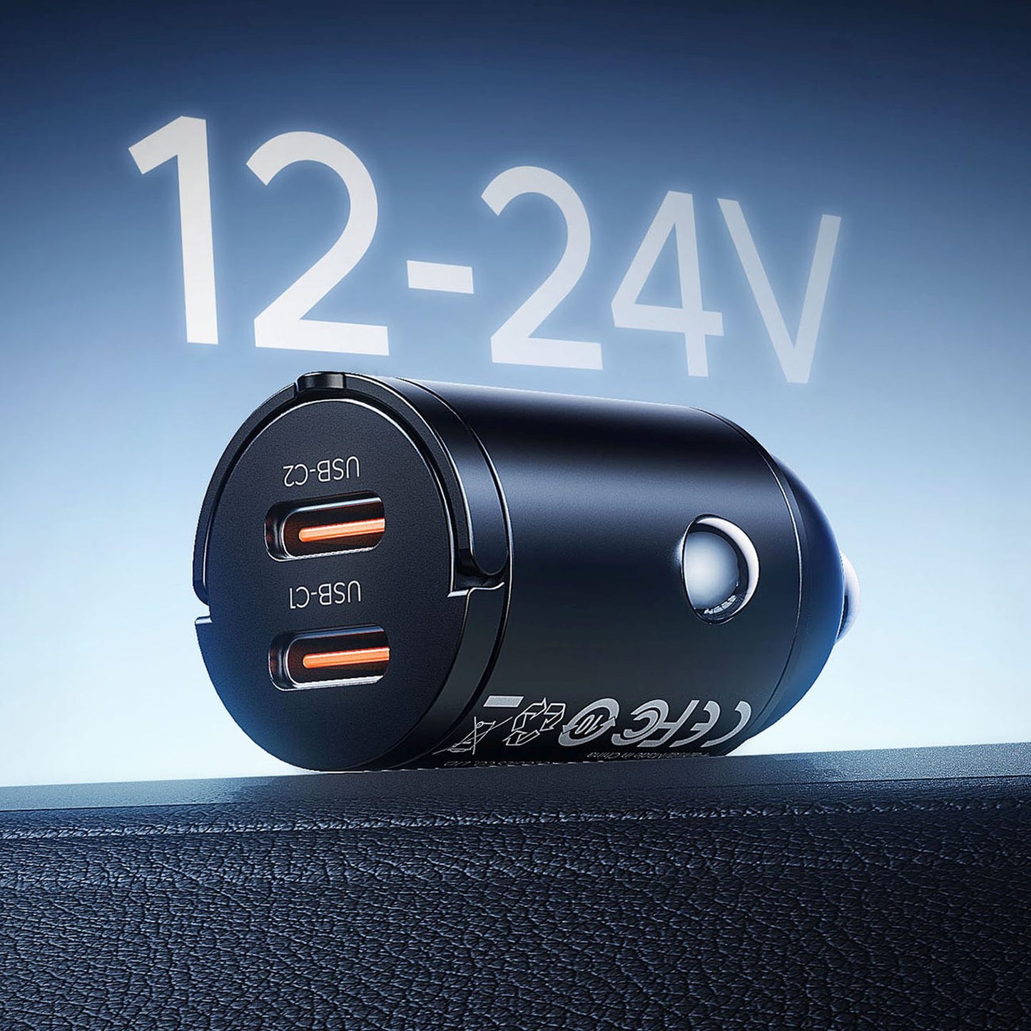 Vehicle Jump Starters – USB-C 30W car charger - black - Carlat