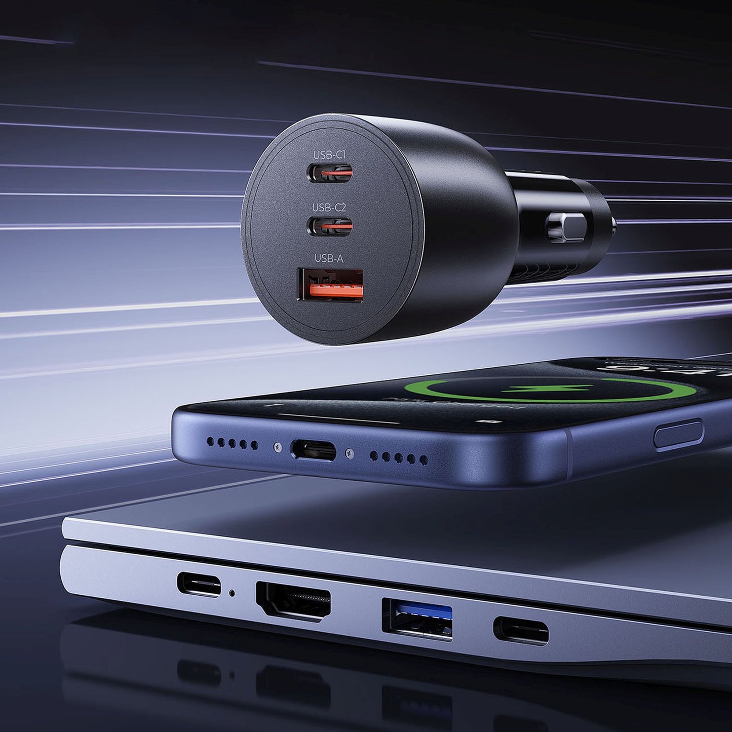 Vehicle Jump Starters – USB-C USB-A 165W car charger - Carlat