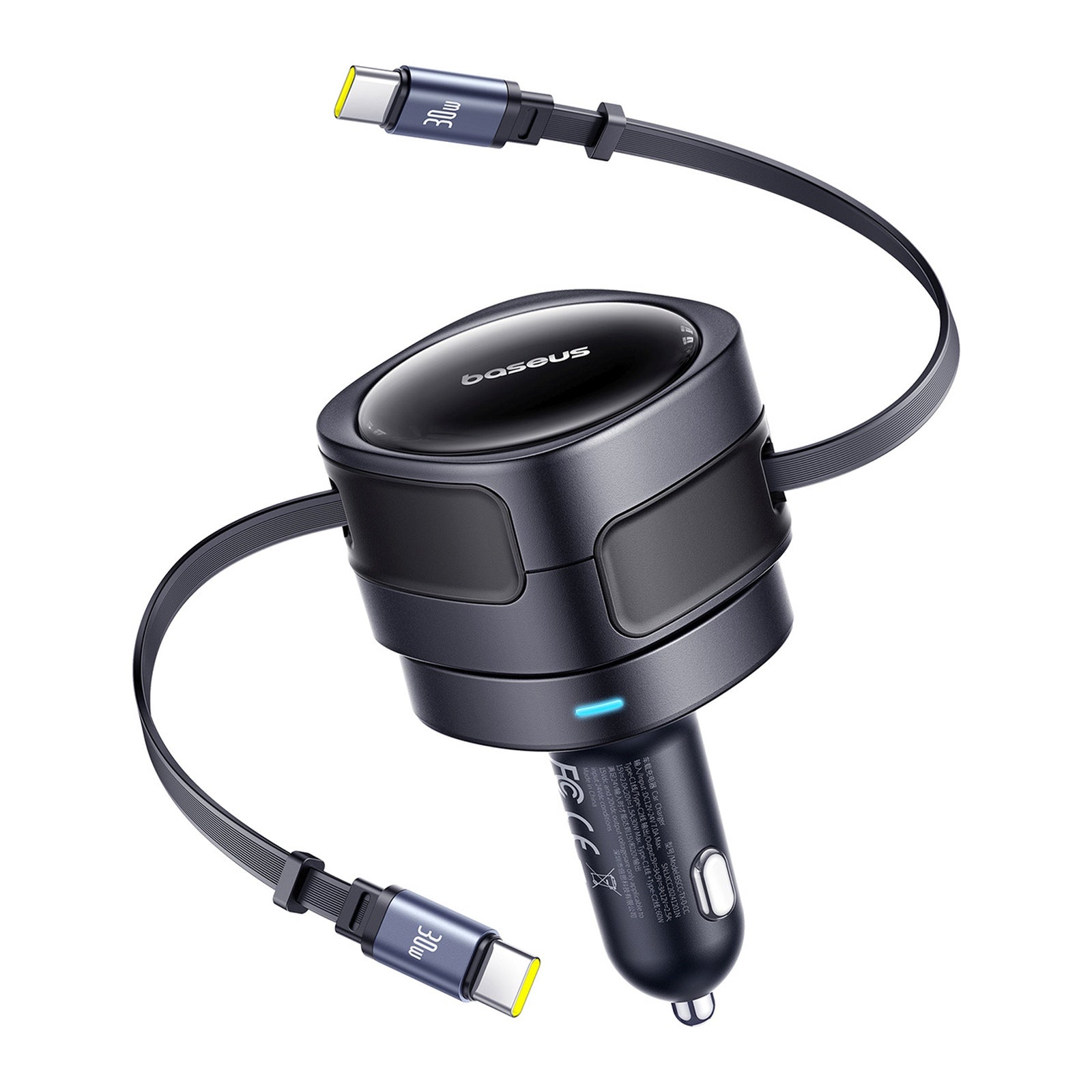 Vehicle Jump Starters – USB-C USB-A car charger with retractable - Carlat