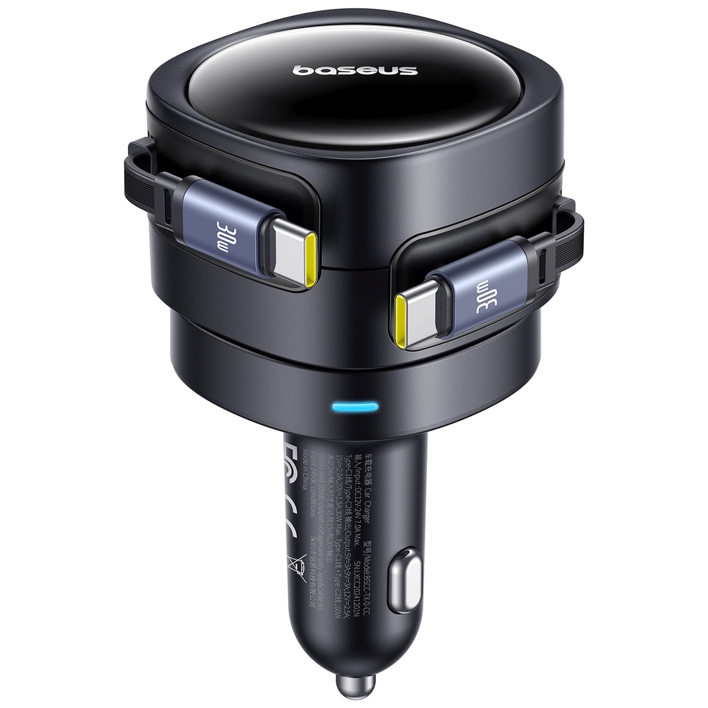 Vehicle Jump Starters – USB-C USB-A car charger with retractable - Carlat