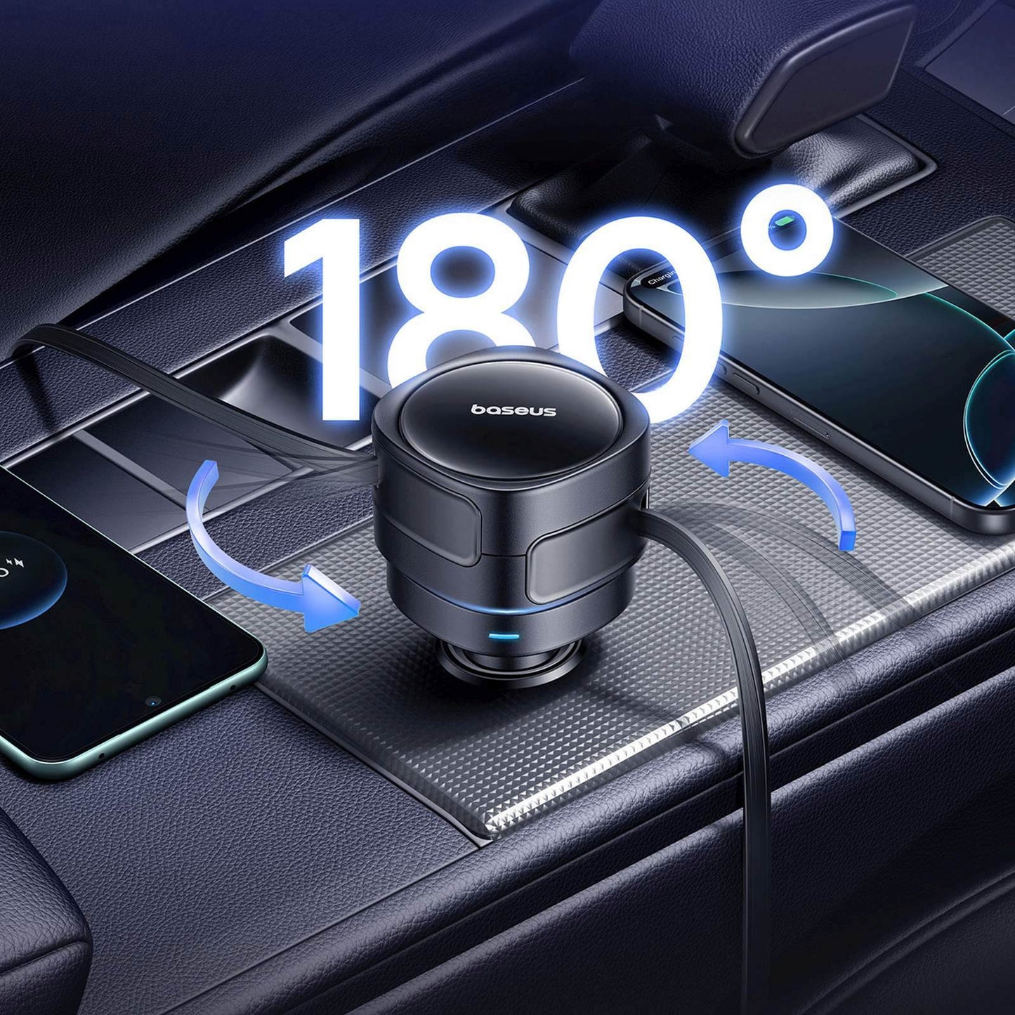 Vehicle Jump Starters – USB-C USB-A car charger with retractable - Carlat