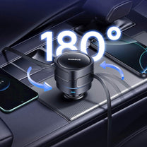 Vehicle Jump Starters – USB-C USB-A car charger with retractable - Carlat