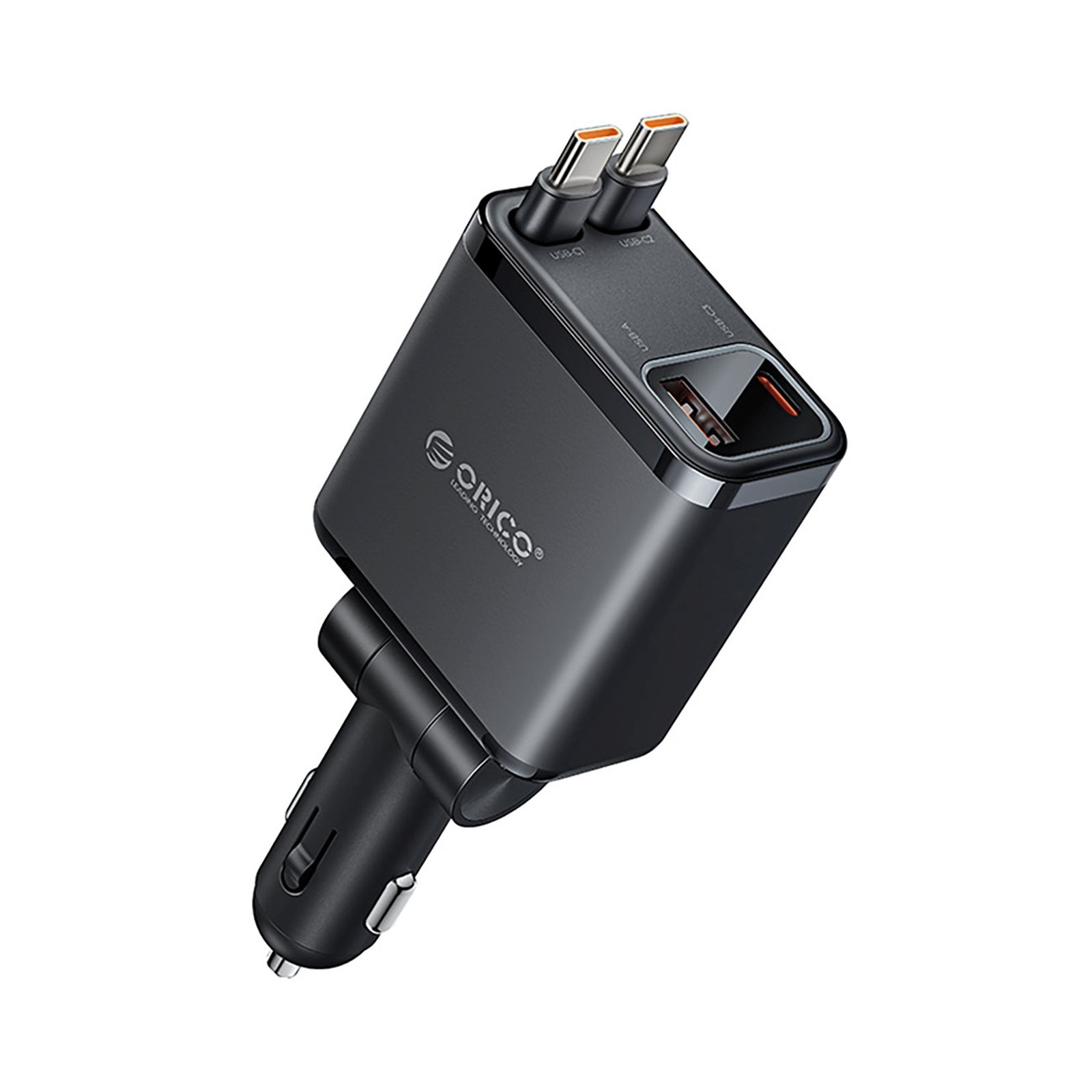 Vehicle Jump Starters – USB-C USB-A car charger with retractable - Carlat