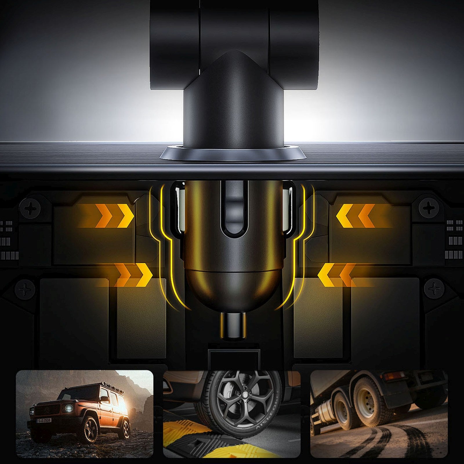 Vehicle Jump Starters – USB-C USB-A car charger with retractable - Carlat