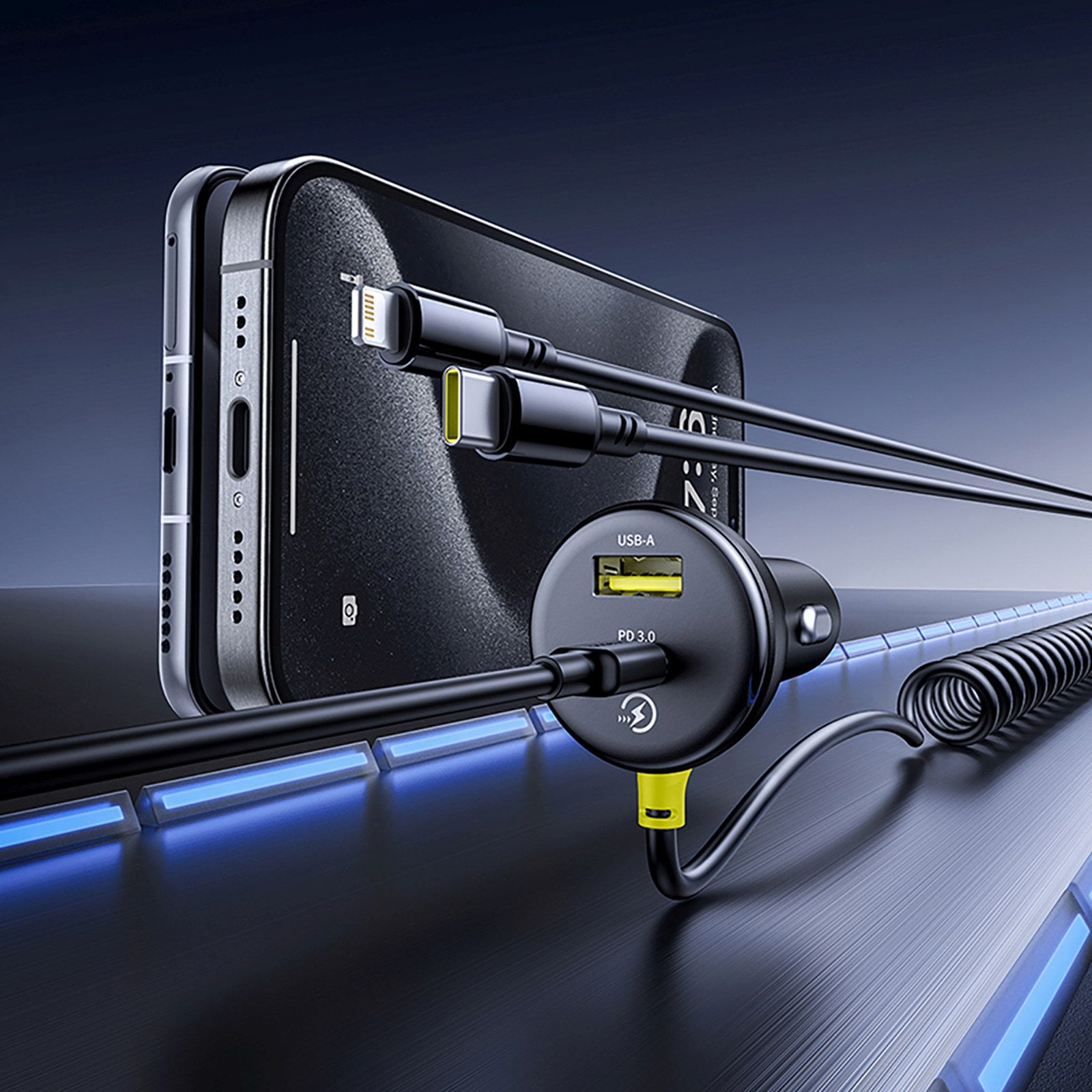 Vehicle Jump Starters – USB-C car charger with USB-C iPhone - Carlat