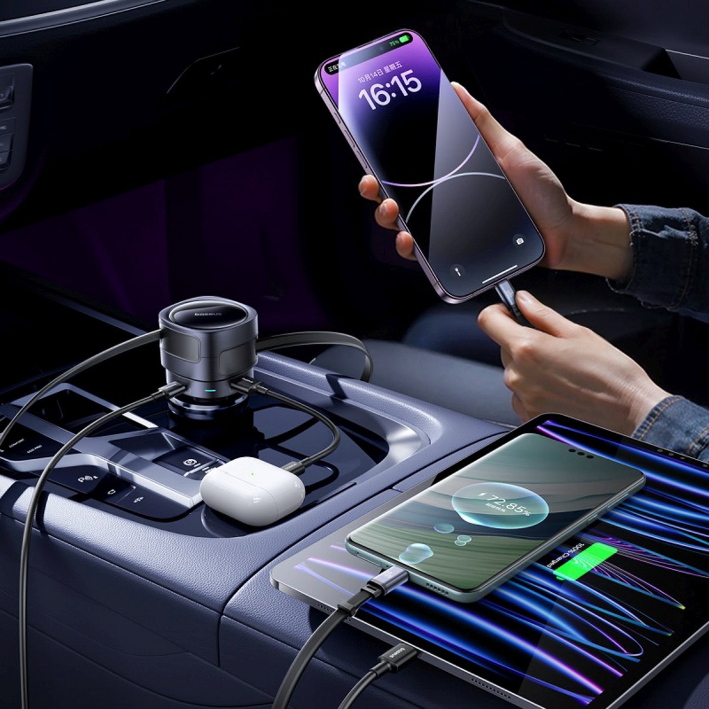 Vehicle Jump Starters – USB-C car charger with USB-C iPhone - Carlat