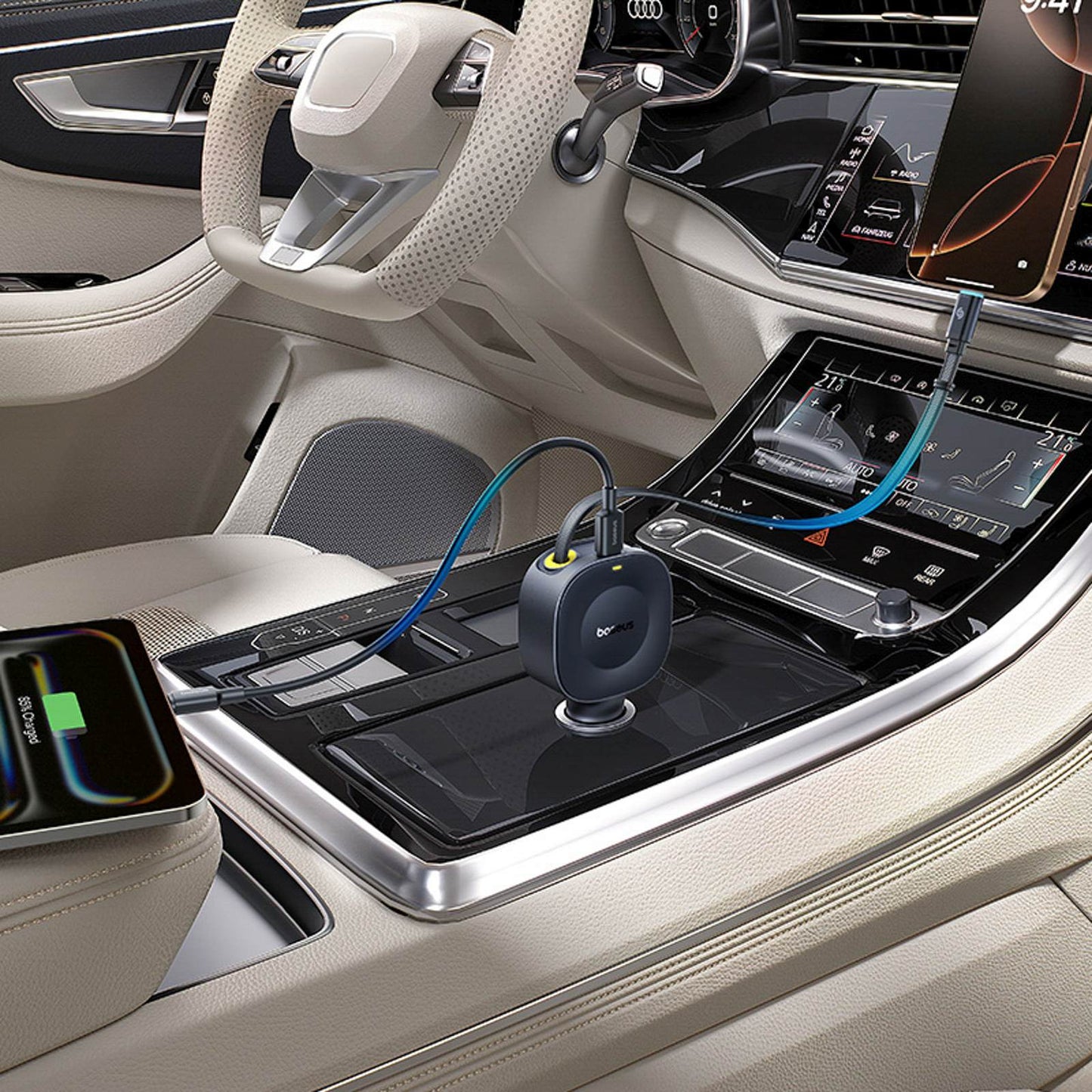 Vehicle Jump Starters – USB-C car charger with retractable USB-C - Carlat
