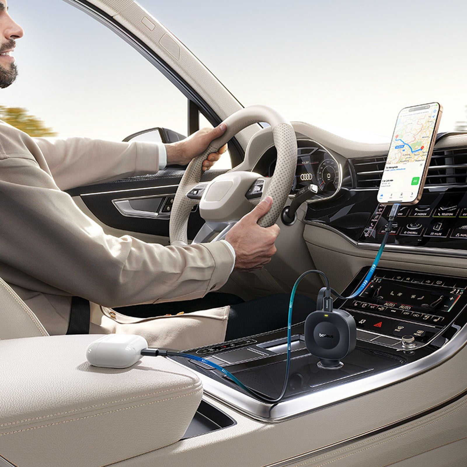 Vehicle Jump Starters – USB-C car charger with retractable USB-C - Carlat