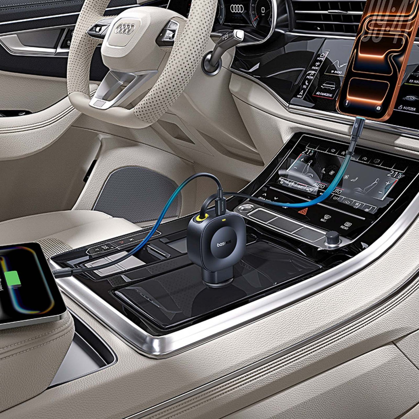 Vehicle Jump Starters – USB-C car charger with retractable USB-C - Carlat
