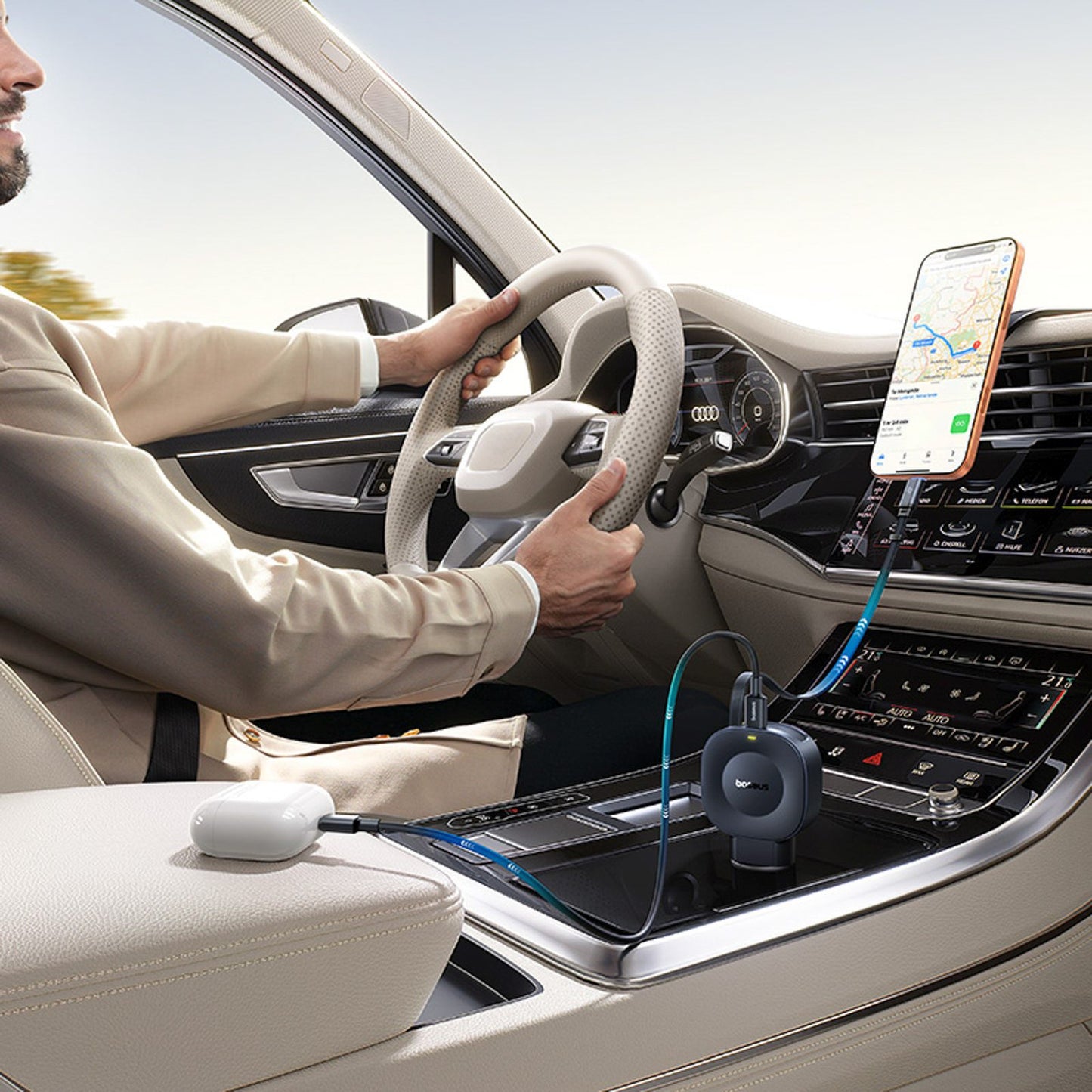 Vehicle Jump Starters – USB-C car charger with retractable USB-C - Carlat