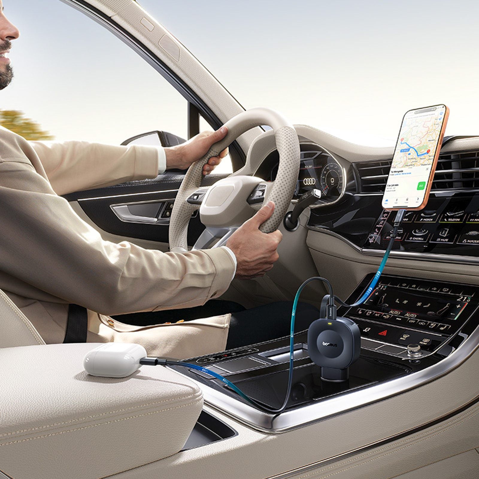 Vehicle Jump Starters – USB-C car charger with retractable USB-C - Carlat
