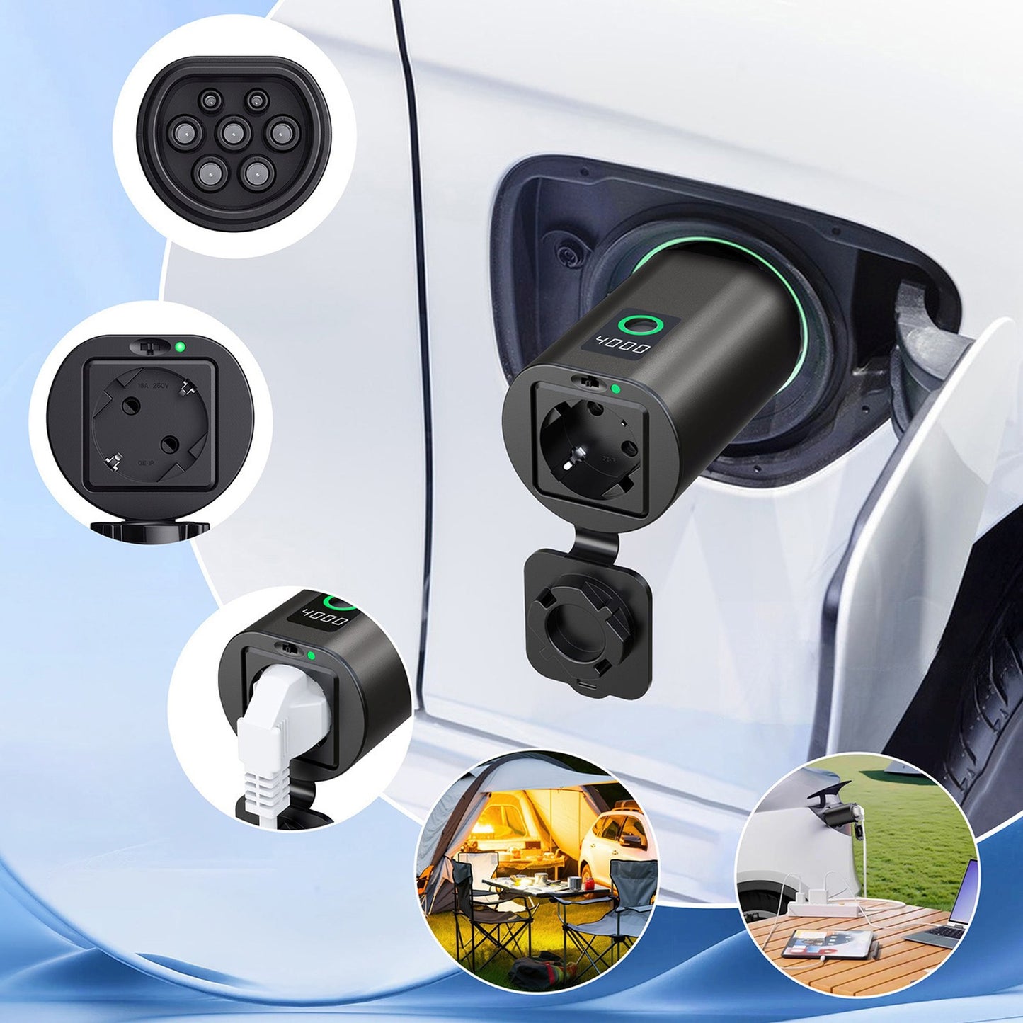 Vehicle Jump Starters – V2L Type 2 - Schuko 3500W - Carlat