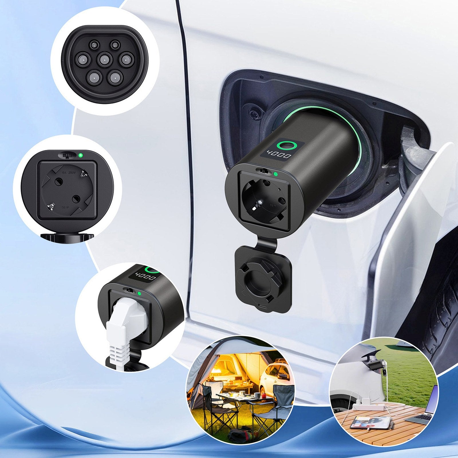 Vehicle Jump Starters – V2L Type 2 - Schuko 3500W - Carlat