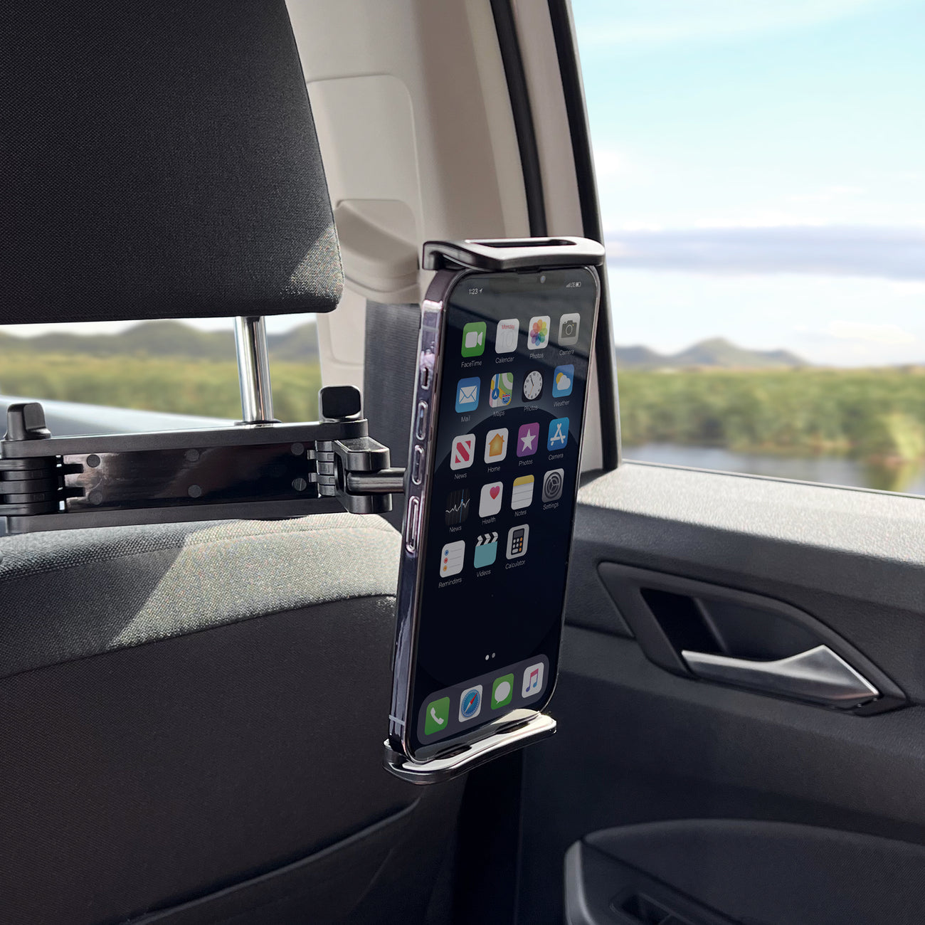 Vehicle Parts & Accessories – Adjustable headrest holder for tablet - Carlat