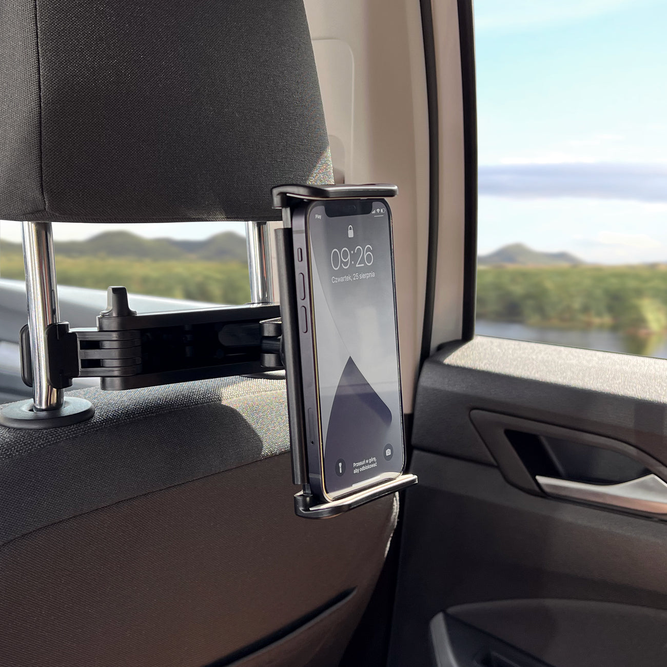 Vehicle Parts & Accessories – Adjustable headrest holder for tablet - Carlat