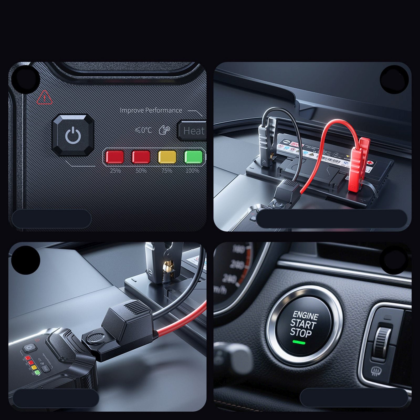 Vehicle Parts & Accessories – Jump starter vehicle starting device - Carlat