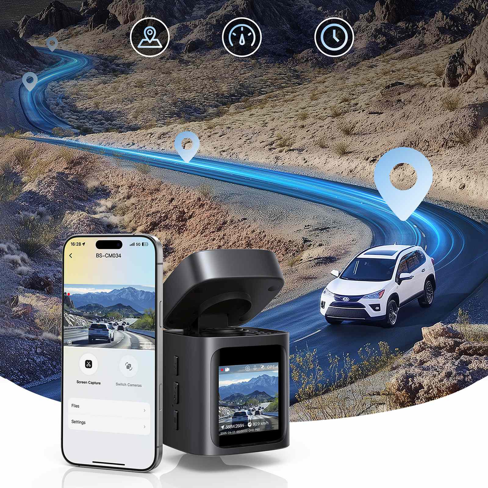 Vehicle Parts & Accessories – PrimeTrip VD1 Pro GPS 4K - Carlat