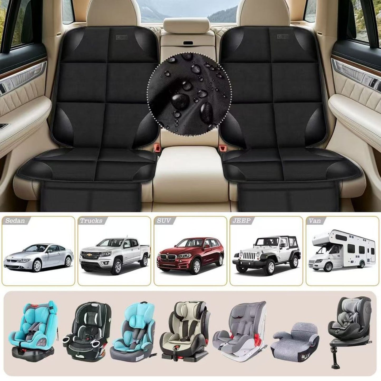 Vehicle Parts & Accessories – Waterproof car seat cover - Carlat