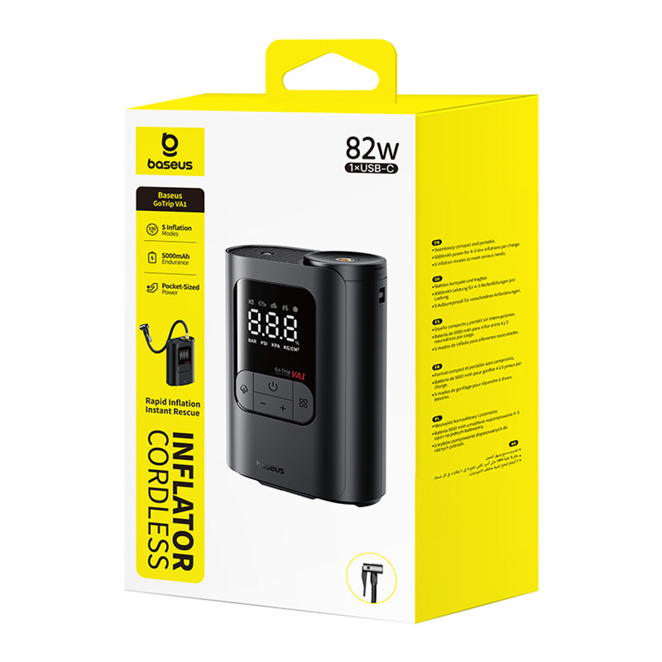 Vehicle Parts & Accessories – Wireless compressor 3 tips 150PSI - Carlat