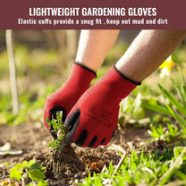 Velway PU-Coated Work Gloves – EN388 Non-Slip Mechanic Gloves, 1 Pair - Carlat