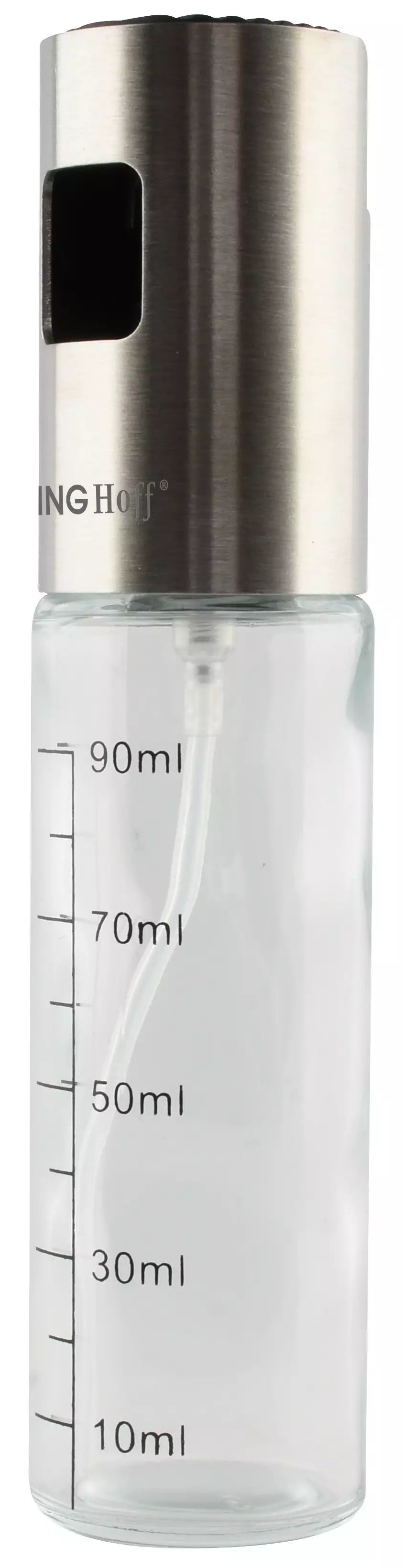 Vinegar and Olive Oil Sprayer, Steel and Acrylic, 4 x 18 cm, 100 ml, Kinghoff - Carlat
