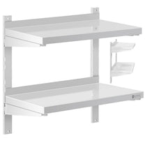 Wall Shelves & Ledges – Double, adjustable, hanging catering wall - Carlat