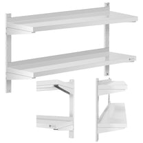 Wall Shelves & Ledges – Double, adjustable, hanging catering wall - Carlat